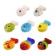 Entrepieza de Murano Style Pez 13x20mm/5mm Ø1.5mm