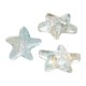 Entrepieza de Vidrio Estrella de Mar 14x15mm/7mm Ø0.9mm