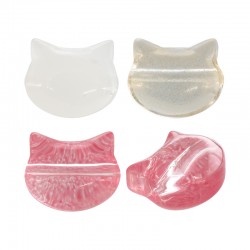 Entrepieza de Vidrio Gato 10x8mm/5.2mm Ø1.1mm