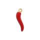 Colgante de Acero Inoxidable 304 Pimiento con Esmalte 6x20.8mm/3mm