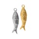 Colgante de Acero Inoxidable 304 Pez 11.5x44mm/5.5mm