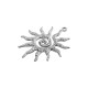 Colgante de Acero Inoxidable 304 Sol 33.5x40.5mm
