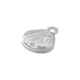 Colgante de Acero Inoxidable 304 Concha 7.7x9.3mm/2.3mm