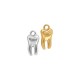 Colgante de Metal Zamak Diente 7x15mm