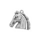 Colgante de Metal Zamak Cabeza de Caballo 25x23mm