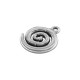Colgante de Metal Zamak Espiral 15x18mm