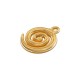 Colgante de Metal Zamak Espiral 15x18mm