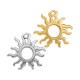 Colgante de Metal Zamak Sol 25x26mm