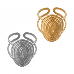 Anillo de Acero Inoxidable 304 Oval 15x24mm