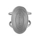 Anillo de Acero Inoxidable 304 Oval 15x24mm