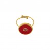 Oro 18K/Cereza/Glitter Rojo