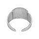 Anillo de Acero Inoxidable 304 con Lineas 16x20mm