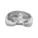 Anillo de Acero Inoxidable 304 Martillado 11,7x20mm