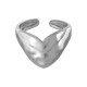 Anillo de Acero Inoxidable 304 Corazon13x21mm