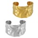 Pulsera de Acero Inoxidable 304 Martillada 68 x 40 mm