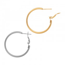 Pendiente Aro de Acero Inoxidable 304 30mm/2mm