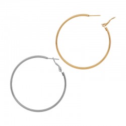 Pendiente Aro de Acero Inoxidable 304 50mm/2mm