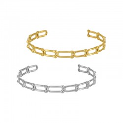 Pulsera de Acero Inoxidable 304 con Cadena Ovalada 67 x 7 mm