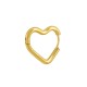 Aro de Acero Inoxidable 304 con Forma de Corazón 22 x 20 Mm/2,5 mm