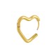 Aro de Acero Inoxidable 304 con Forma de Corazón 22 x 20 Mm/2,5 mm