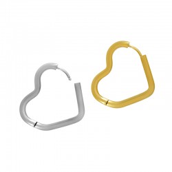 Aro de Acero Inoxidable 304 con Forma de Corazón 26 x 23 Mm/2,5 mm