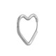 Aro de Acero Inoxidable 304 con Forma de Corazón 26 x 23 Mm/2,5 mm