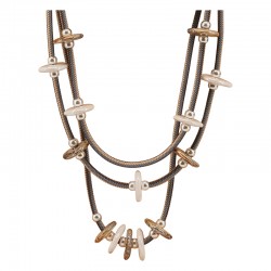 Collar con disco de ceramica