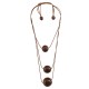 Collar cuentas de madera