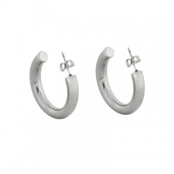 Pendiente Aro de Acero Inoxidable 304 con Seguridad 30mm/5mm