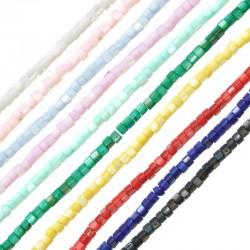 Disco Rondela de Nácar 4mm/2,8mm (Ø0,8mm) (~130uds)