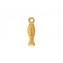 Colgante de Acero Inoxidable 304 Pez 3.8x14mm/2.8mm