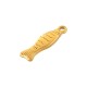 Colgante de Acero Inoxidable 304 Pez 6.4x22.9mm/3.2mm