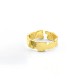 Anillo de Metal Laton Ajustable 21x16mm