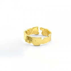 Anillo de Metal Laton Ajustable 21x16mm