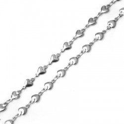 Cadena de Acero Inoxidable Corazon 304 5.5x5mm