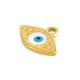 Colgante de Acero Inoxidable 304 Ojo con Esmalte 12x9mm