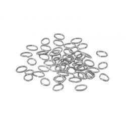 Anillas de Acero Inoxidable 4x3mm (grosor 0,5mm)