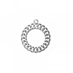 Zamak Pendant Round Net 29mm