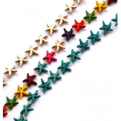 Howlite Ball Starfish 15mm