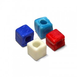Crystal Bead Cube 12mm (Ø6mm)