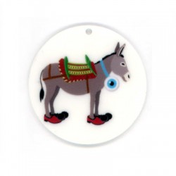 Plexi Acrylic Pendant Donkey Eye 45mm
