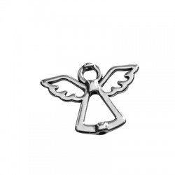 Zamak Pendant Slider Angel 28x22mm (Ø 1.8mm)