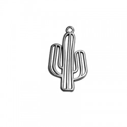 Zamak Pendant Cactus 19x30mm