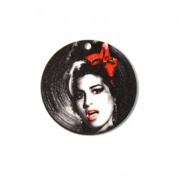 Colgante de Metacrilato Amy Winehouse 35mm
