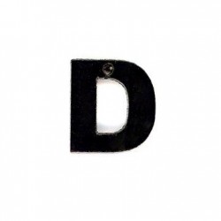 Colgante de Metacrilato Letra "D" 13mm