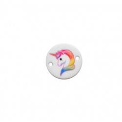 Conector de Metacrilato Redondo Unicornio 20mm