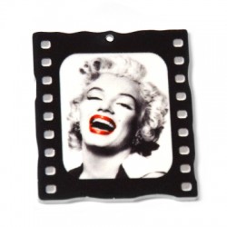 Colgante de Metacrilato Marilyn Monroe 40x45mm