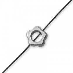 Pasador de Metal Zamak Flor 14mm (Ø2mm)