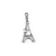 Colgante de Metal Zamak Torre Eiffel con Estrellas 24x13mm
