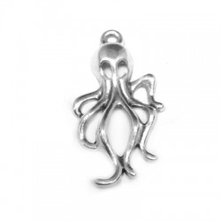 Colgante de Metal Zamak Pulpo 17x27mm